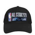 Black snapback cap with front All Star 2026 wordmark and NBA logo patch