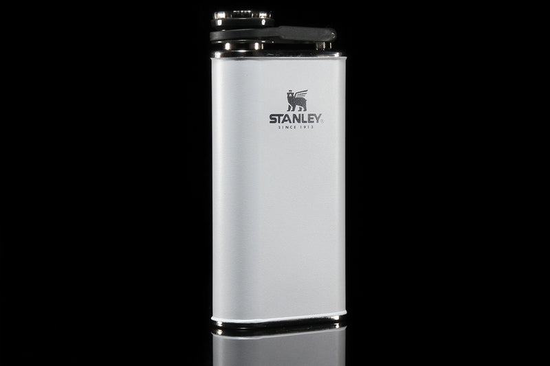 Premier 8 oz Icon Flask White