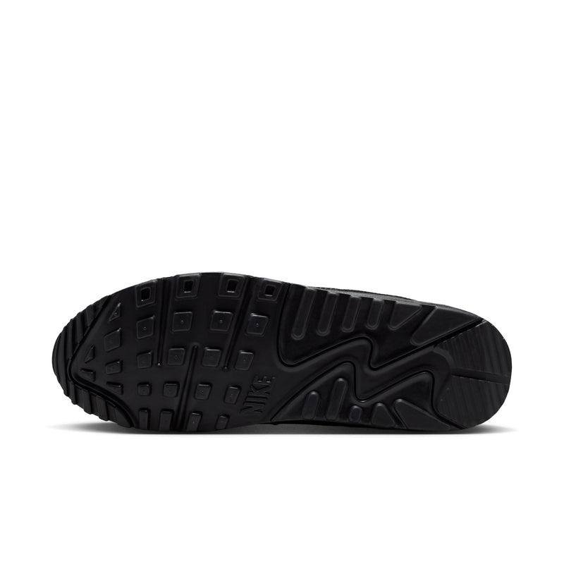 Nike Air Max 90 men's sneaker outsole, black tread with molded traction pattern