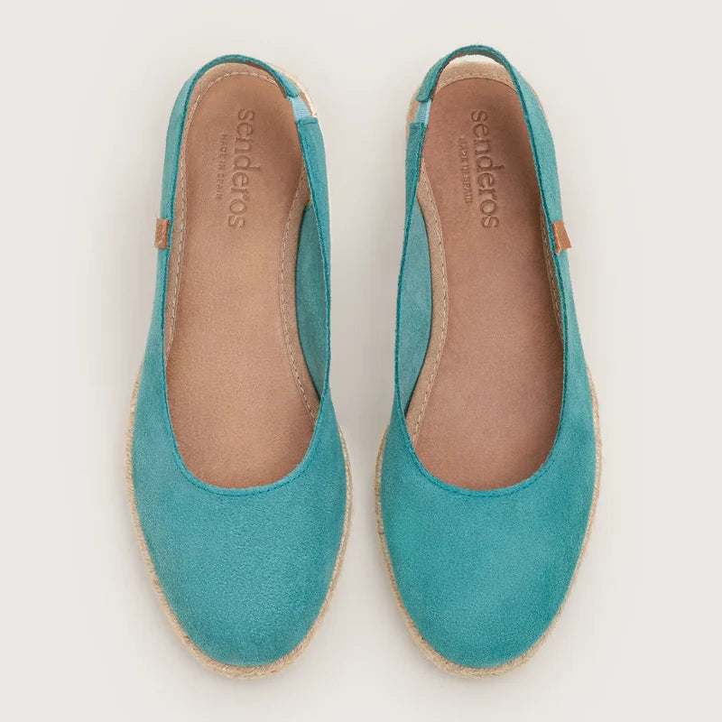 Ana - Turquoise Suede