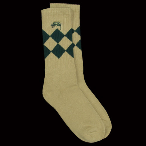 Argyle Jacquard Crew Socks