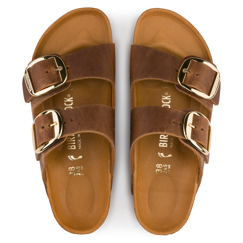 Arizona Big Buckle Sandal - Cognac