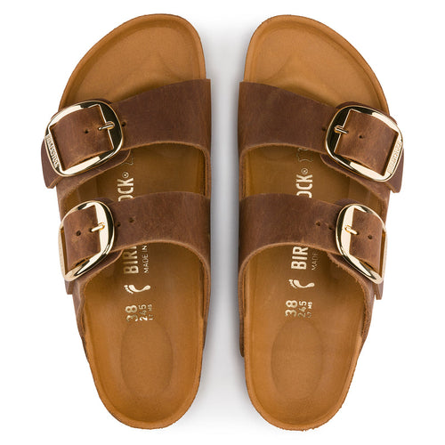 Arizona Big Buckle Sandal - Cognac