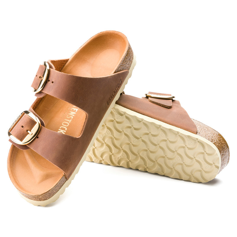 Arizona Big Buckle Sandal - Cognac