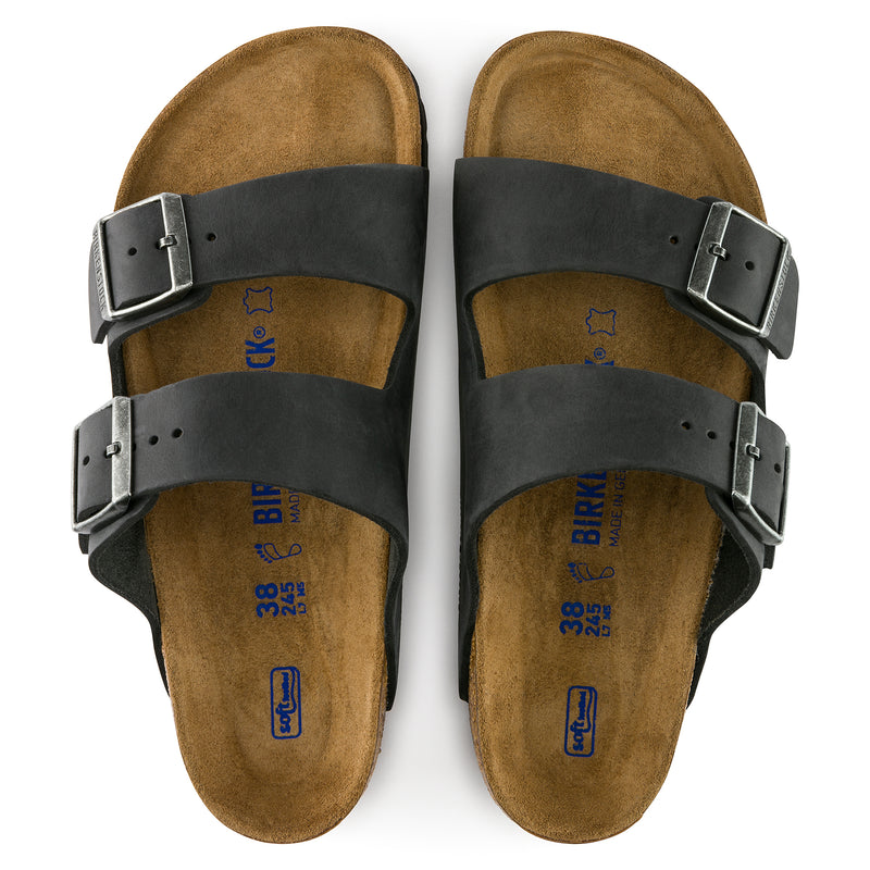 Arizona Leather Soft Footbed - Black