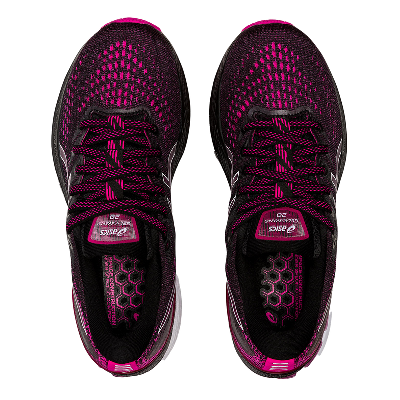 Asics Gel Kayano 28 - Black - Pink Rave