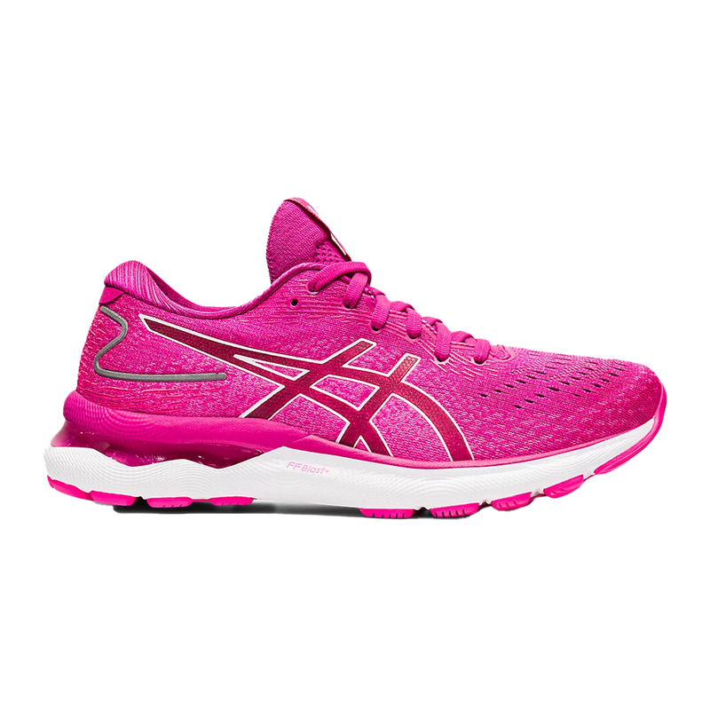 Asics Gel Nimbus 24 - Fuchsia Red - White