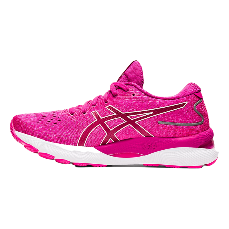 Asics Gel Nimbus 24 - Fuchsia Red - White