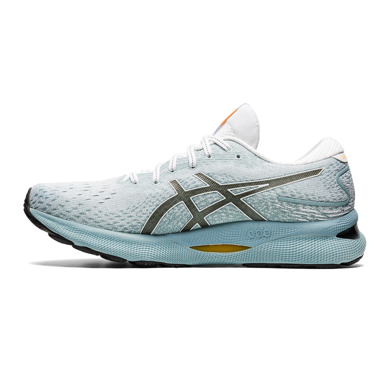Asics Gel Nimbus 24 - Light Steel - White