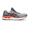 Asics Gel Nimbus 24 - Sheet Rock - Shocking Orange