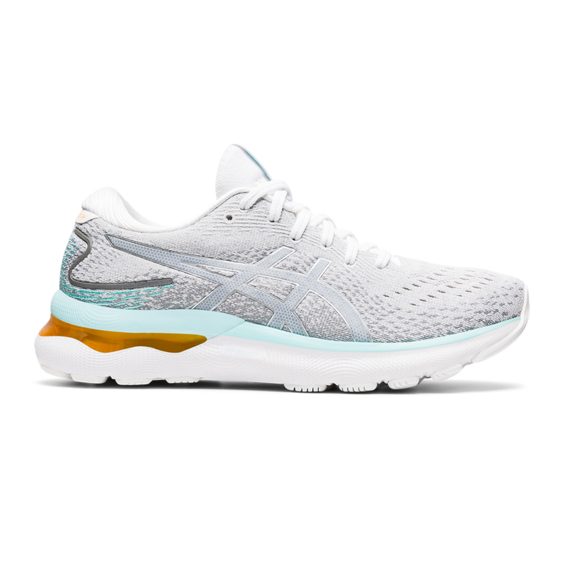 Asics Gel Nimbus 24 - White - Pure Silver