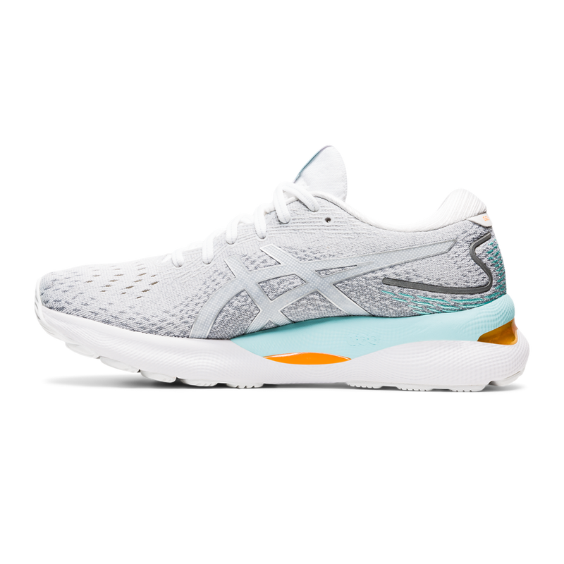 Asics Gel Nimbus 24 - White - Pure Silver