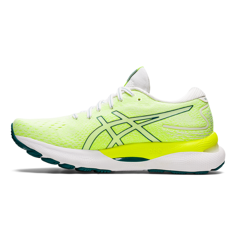 Asics Gel Nimbus 24 - White - Velvet Pine