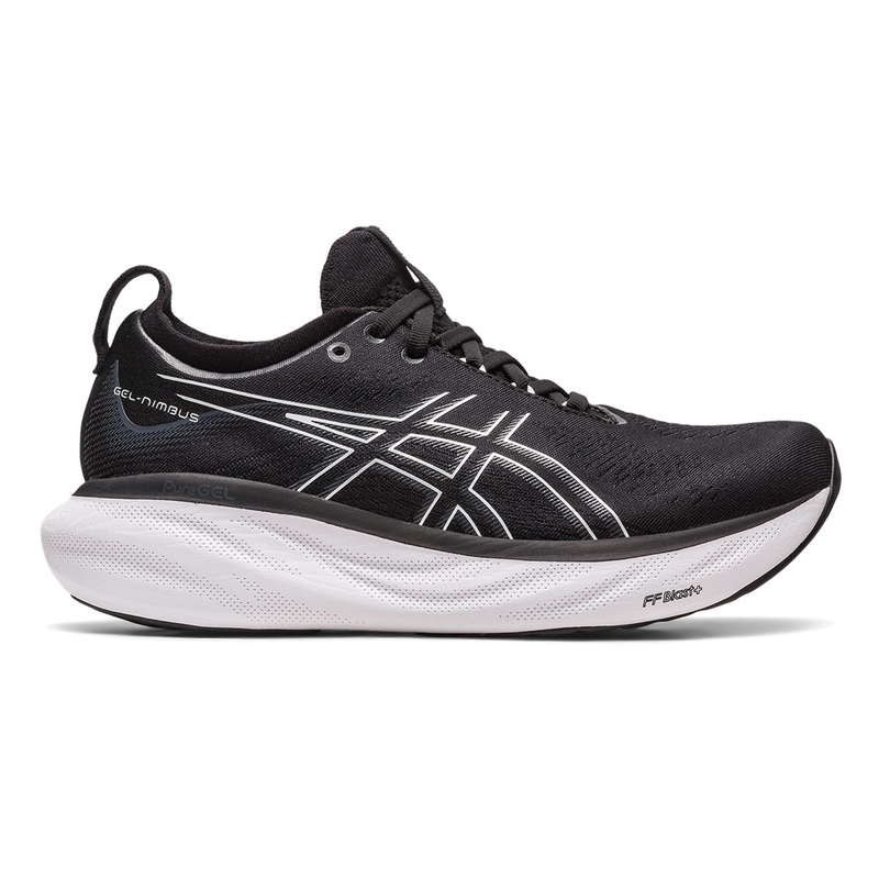 Asics Gel Nimbus 25 - Black - Pure Silver