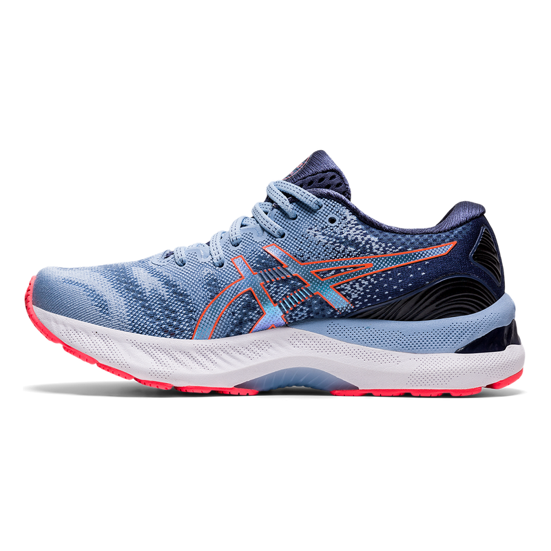 Asics Nimbus 23 - Mist - Blazing Coral