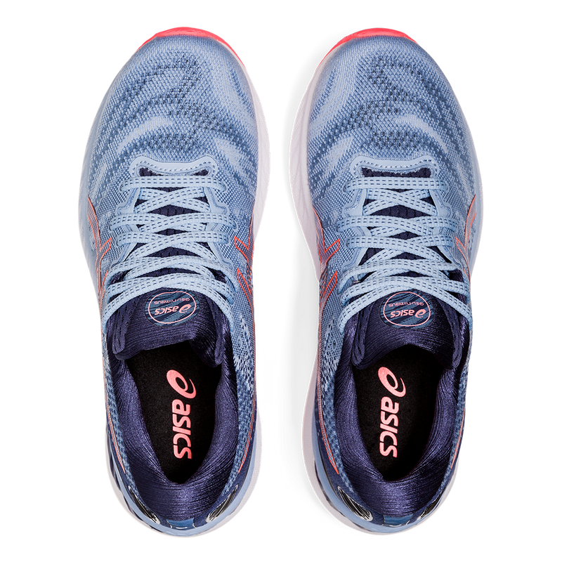 Asics Nimbus 23 - Mist - Blazing Coral