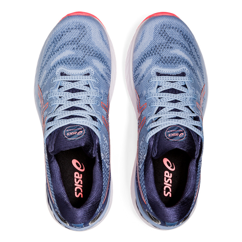 Asics Nimbus 23 - Mist - Blazing Coral