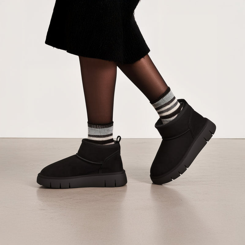 Beacon Shearling - Black - DNA Footwear