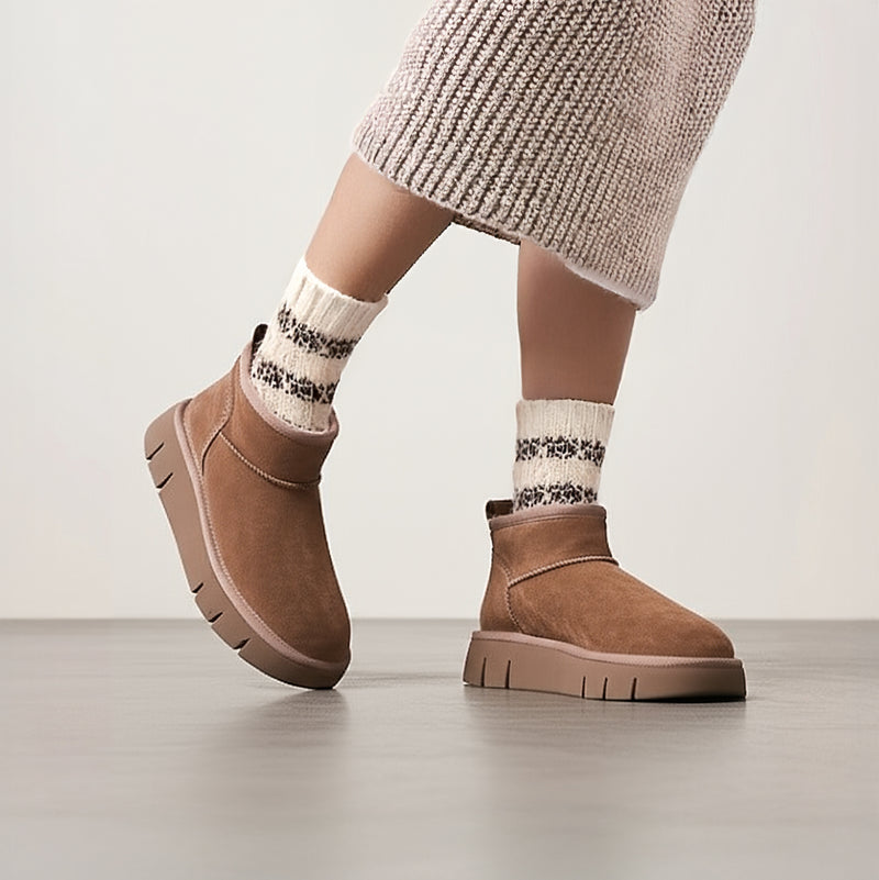 Beacon Shearling - Taupe - DNA Footwear