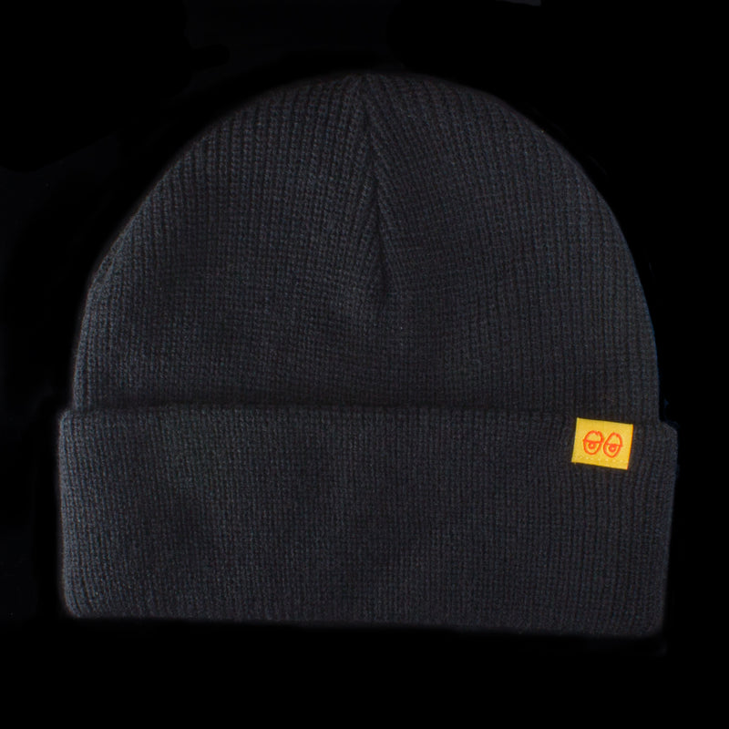 Krooked Bean Eyes Clip Cuff Beanie