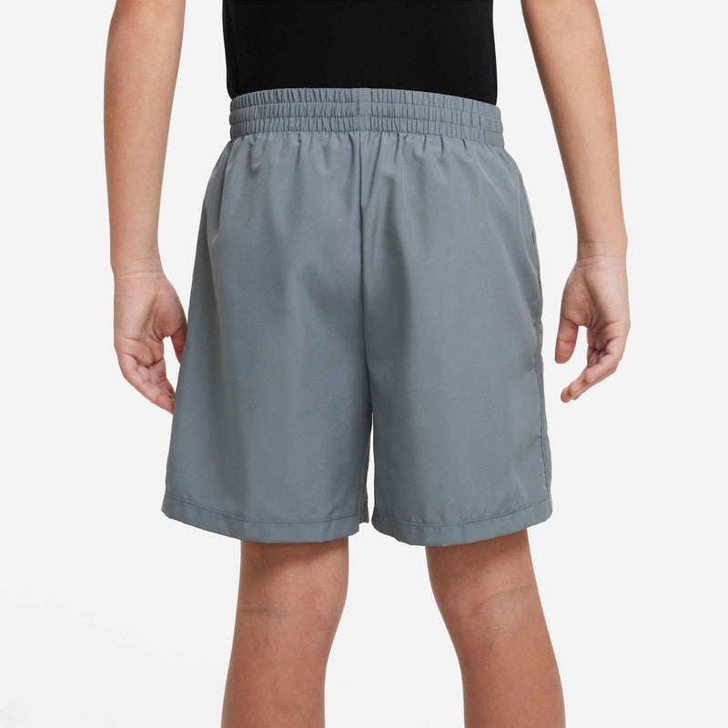 Big Kids' Multi Dri-Fit Training Shorts In Smoke Grey/White
