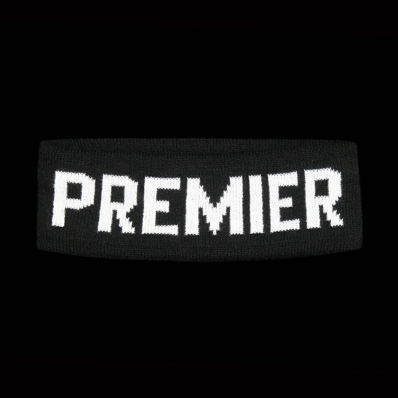 Premier Big Logo Headband Black / White