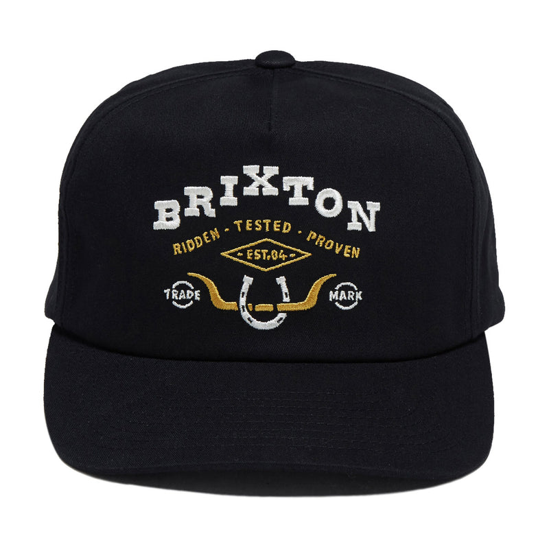 Brixton Beekman MP Snapback Hat - Black