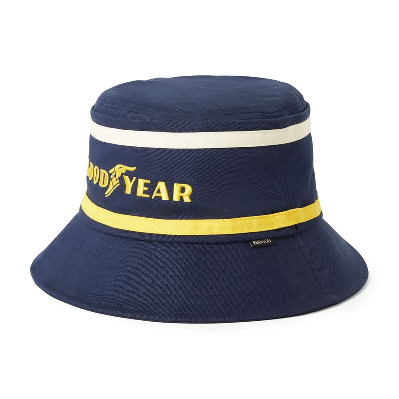 Brixton x Goodyear Service Bucket Hat - Navy