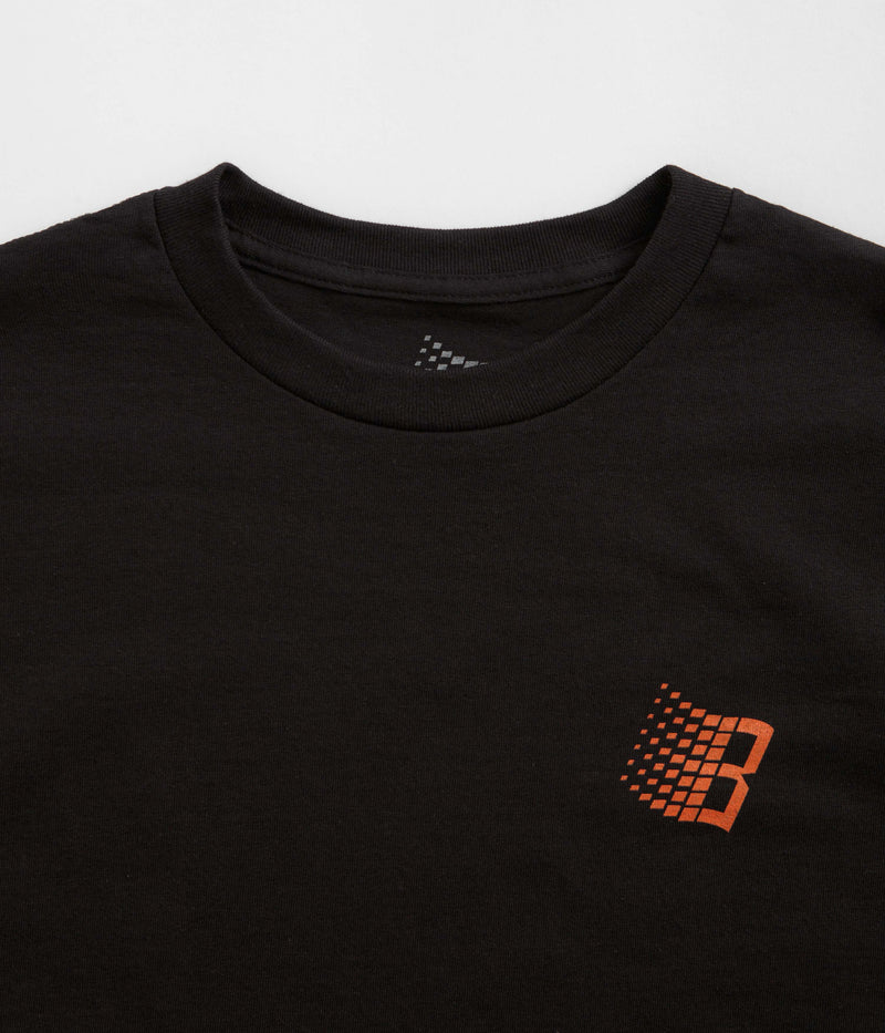 Bronze 56K B Logo T-Shirt in Black and Orange