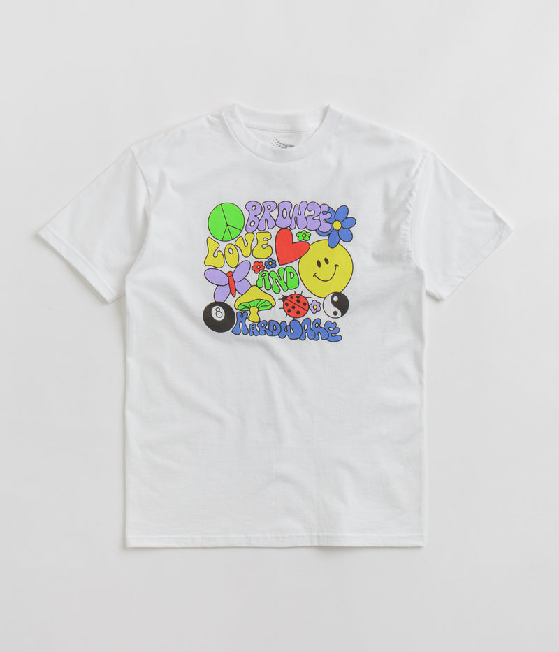 Bronze 56K Bronze, Love & Hardware T-Shirt in White
