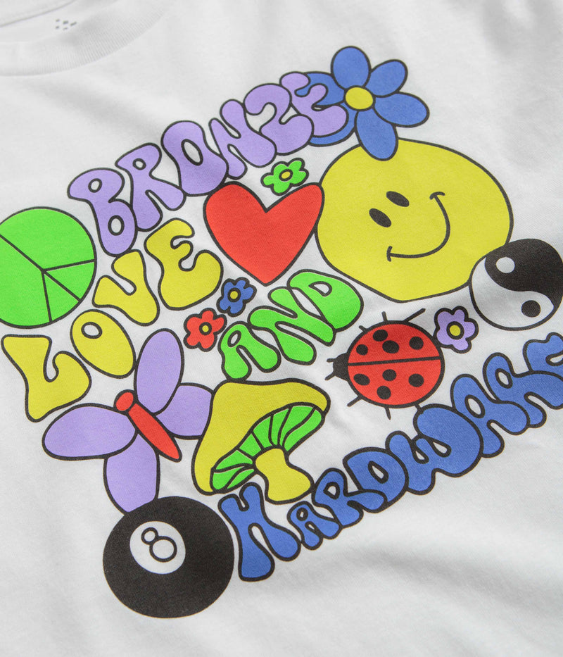 Bronze 56K Bronze, Love & Hardware T-Shirt in White