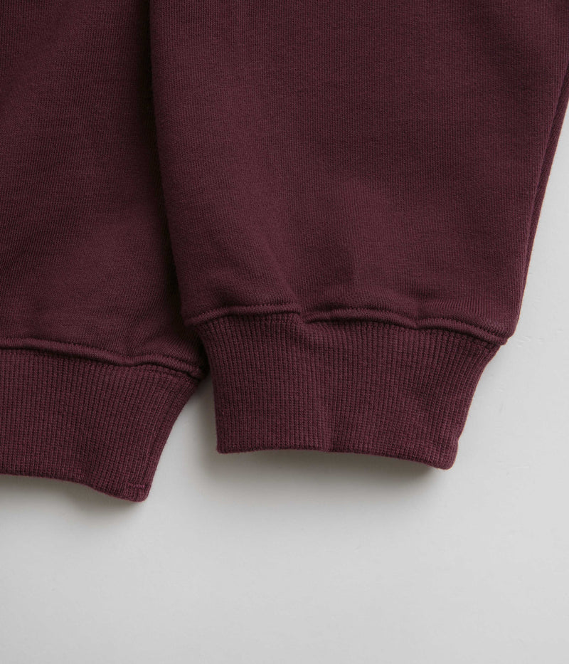 Bronze 56K Old E Circle Crewneck Sweatshirt in Burgundy