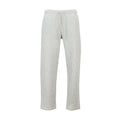 Men's heather grey oversized sweatpants with elastic waistband and drawstring