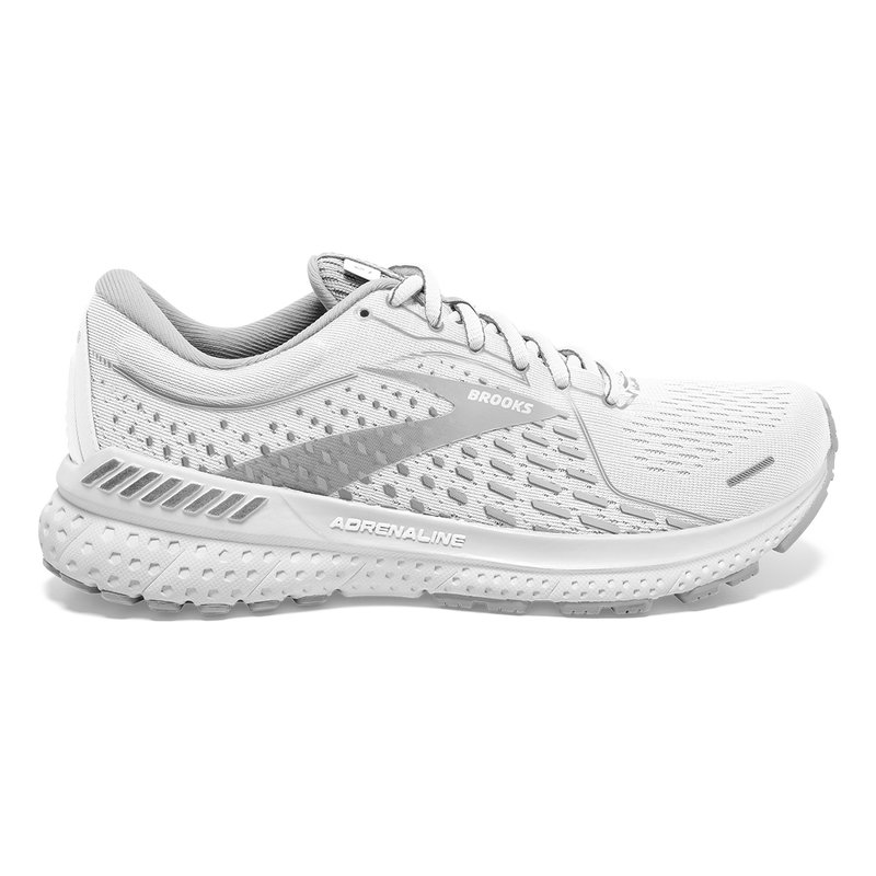 Brooks Adrenaline GTS 21 - White - Grey - Silver
