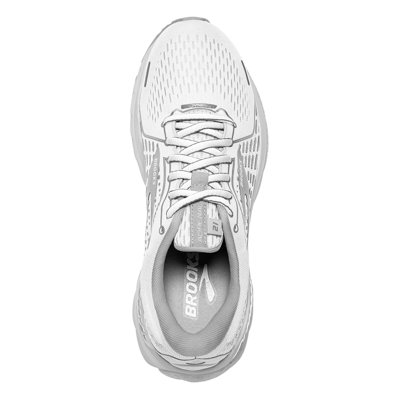 Brooks Adrenaline GTS 21 - White - Grey - Silver