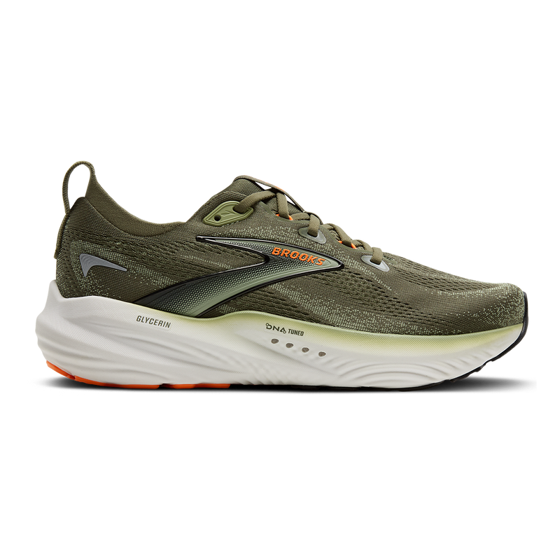 Brooks Glycerin 22 Dusty Olive - Tea - Orange