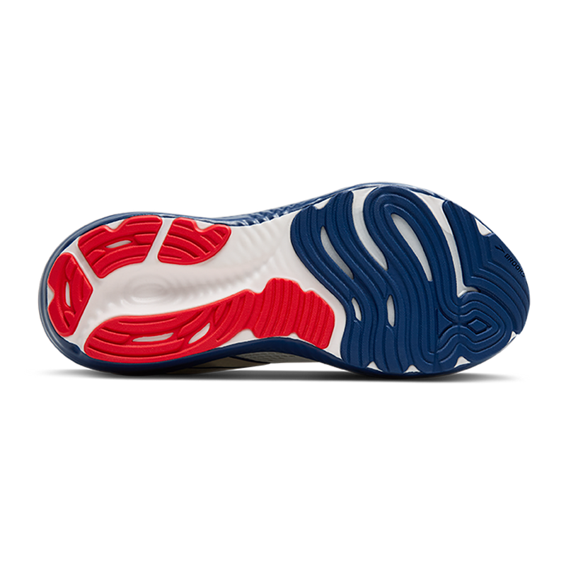 Brooks Glycerin 22 Gray - Navy Peony - Fiery Red