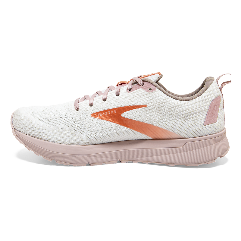Brooks Revel 4 - White - Hushed Violet - Copper