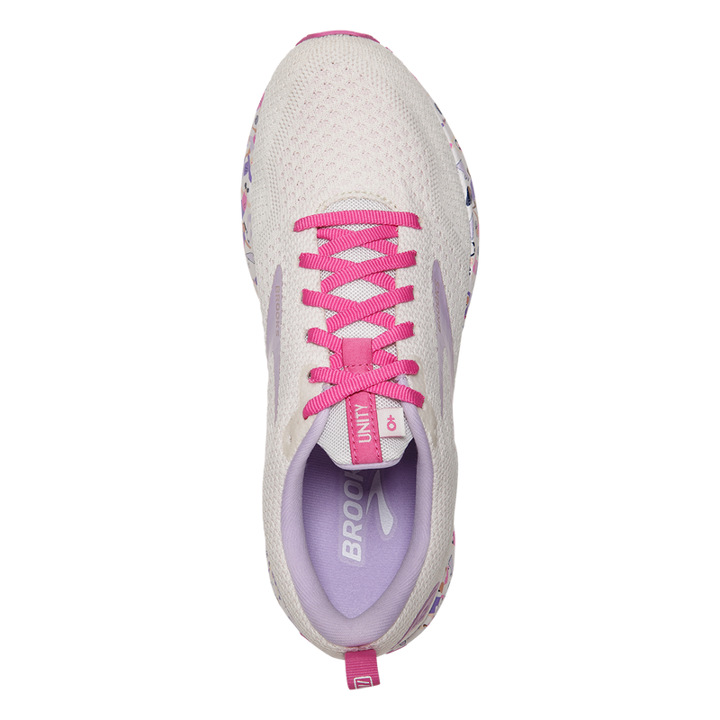 Brooks Revel 4 - White - Lilac - Pink
