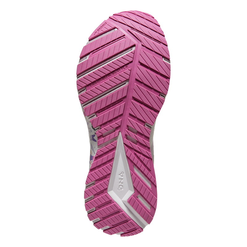 Brooks Revel 4 - White - Lilac - Pink