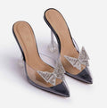 Black Butterfly Heels