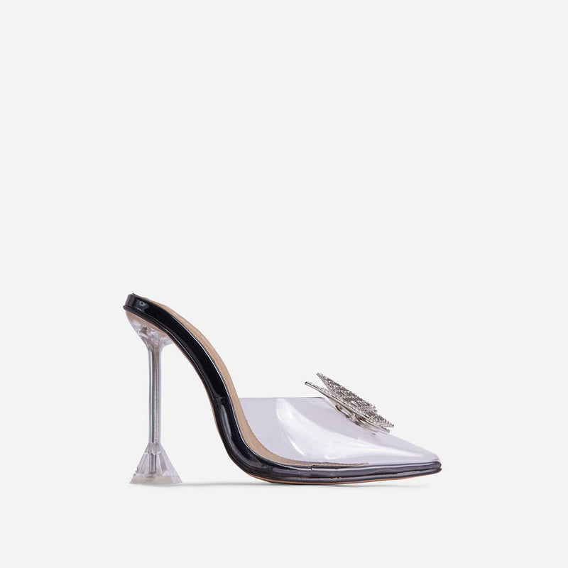 Black Butterfly Heels