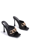 Cape Robbin Disteny Sexy Stiletto High Heels for Women Black | Shoe Time