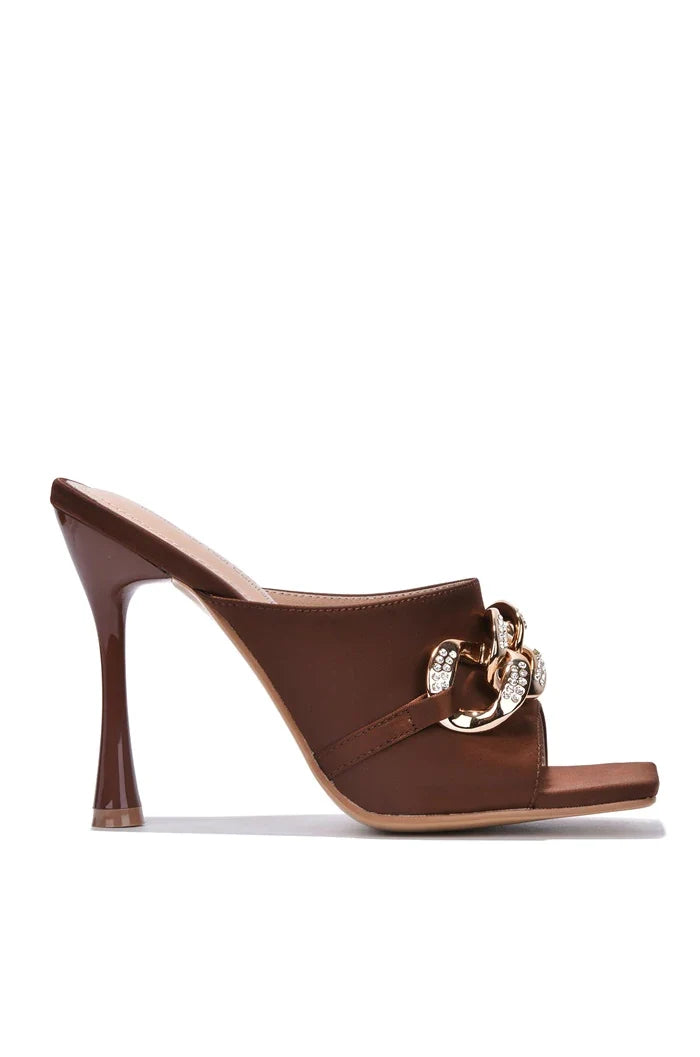 Cape Robbin Disteny Sexy Stiletto High Heels for Women Brown | Shoe Time