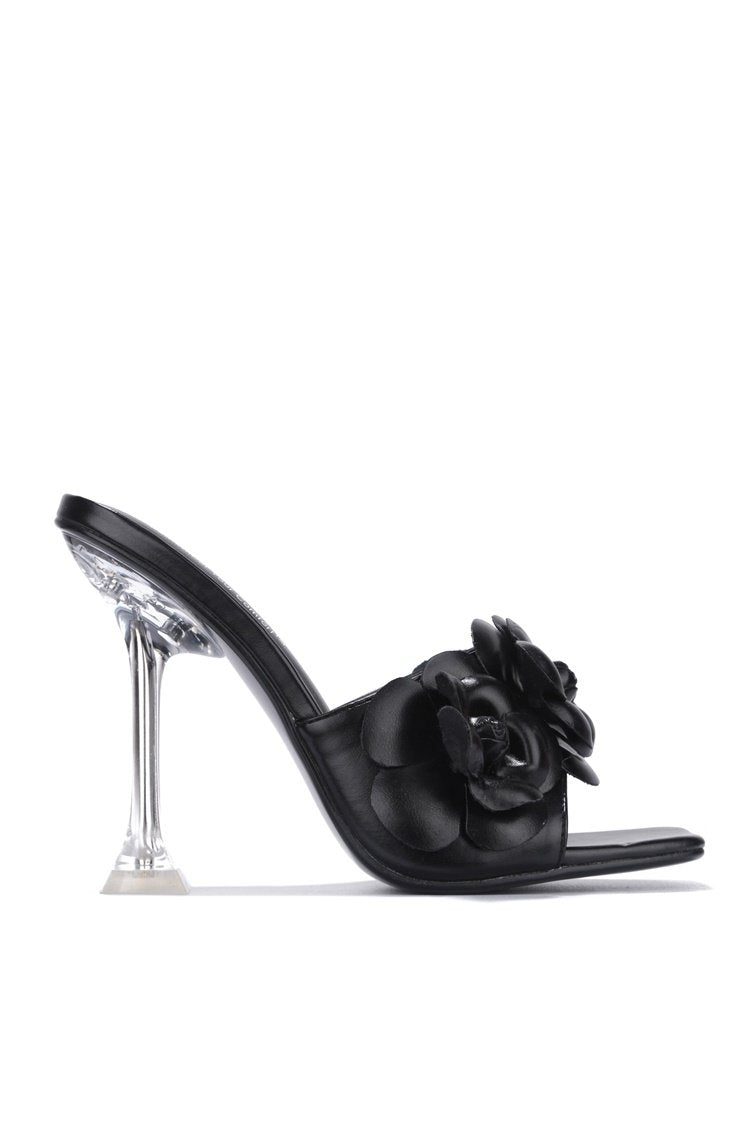 Cape Robbin Lania Women's Square Open Toe High Heel Sandals