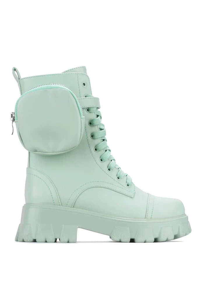 Sage Combat Boots
