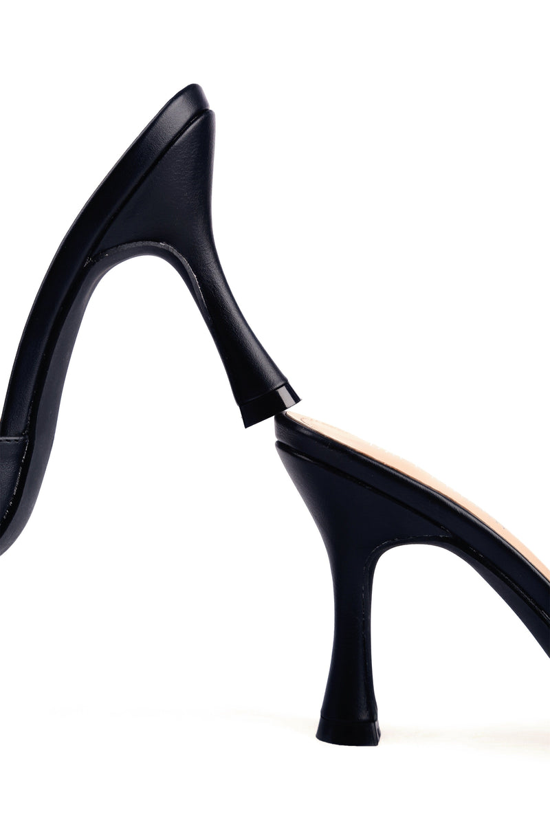 Cape Robbin Town Square Slip on Mule Heels Sandals