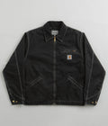 Carhartt OG Detroit Jacket in Black Stone Wash