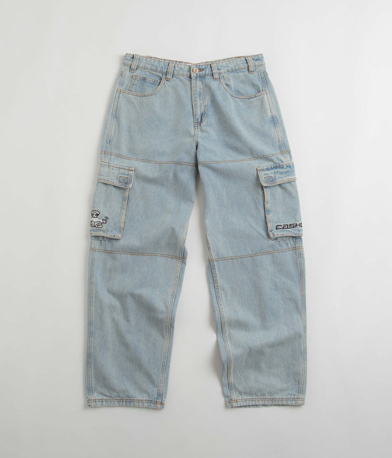 Cash Only Aleka Cargo Jeans in Light Wash