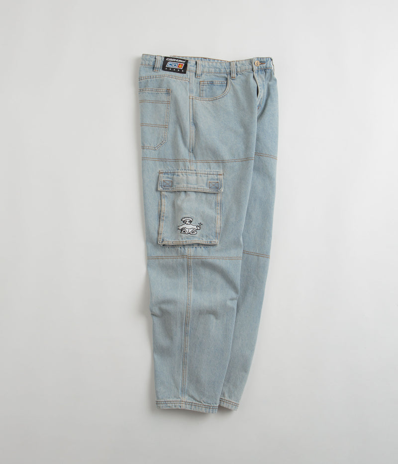Cash Only Aleka Cargo Jeans in Light Wash